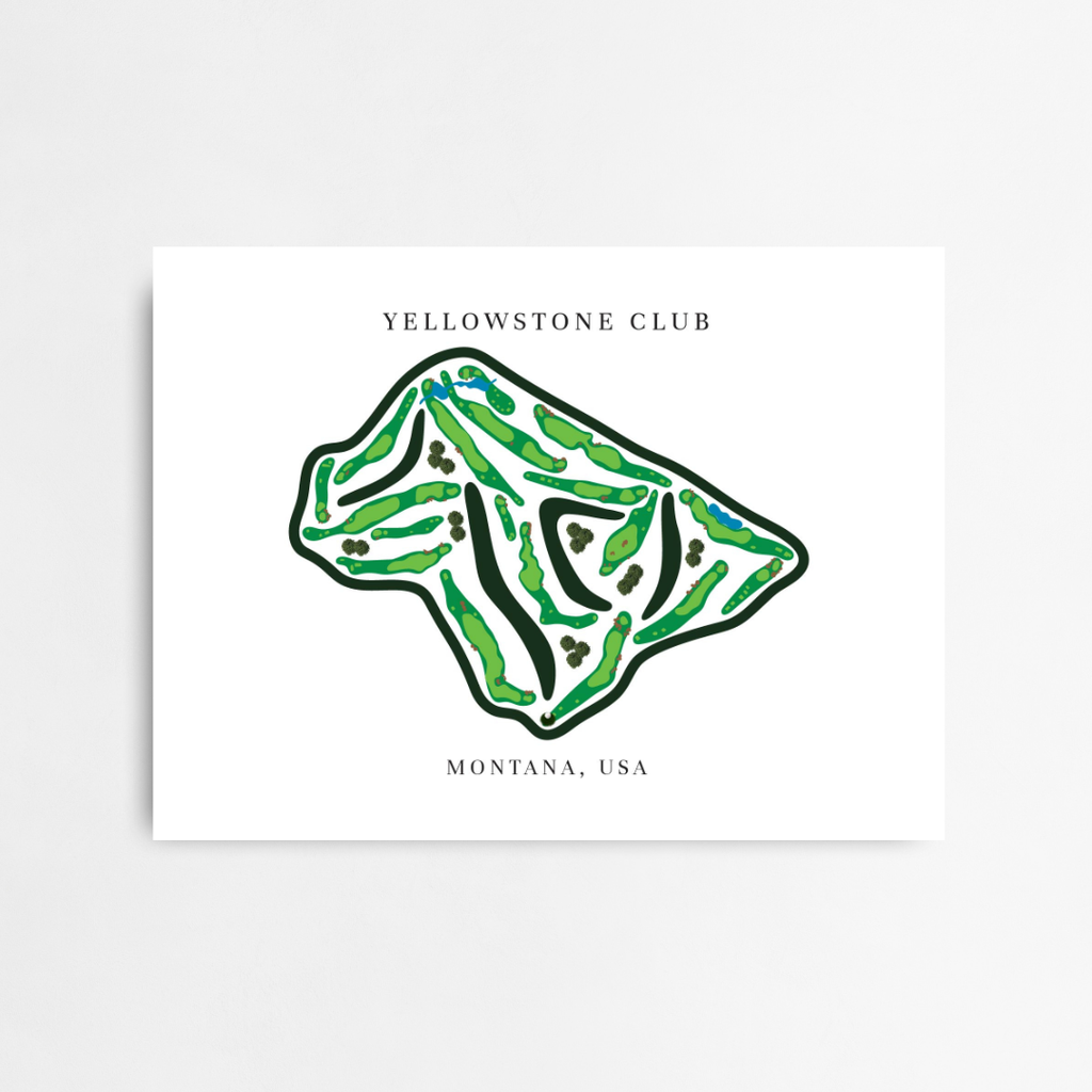 Yellowstone Club, Golf Course Print, Montana