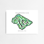 Yellowstone Club, Golf Course Print, Montana