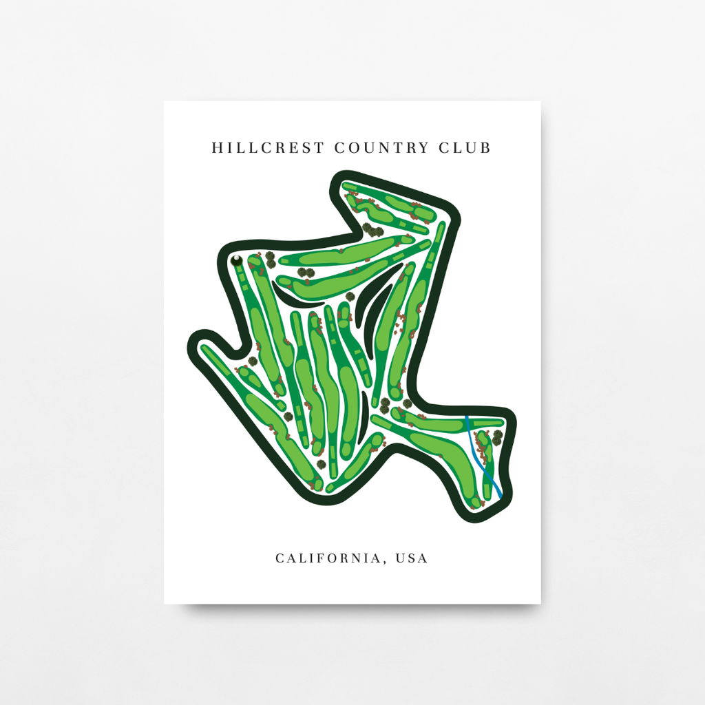 Hillcrest Country Club, Golf Course Prints, California