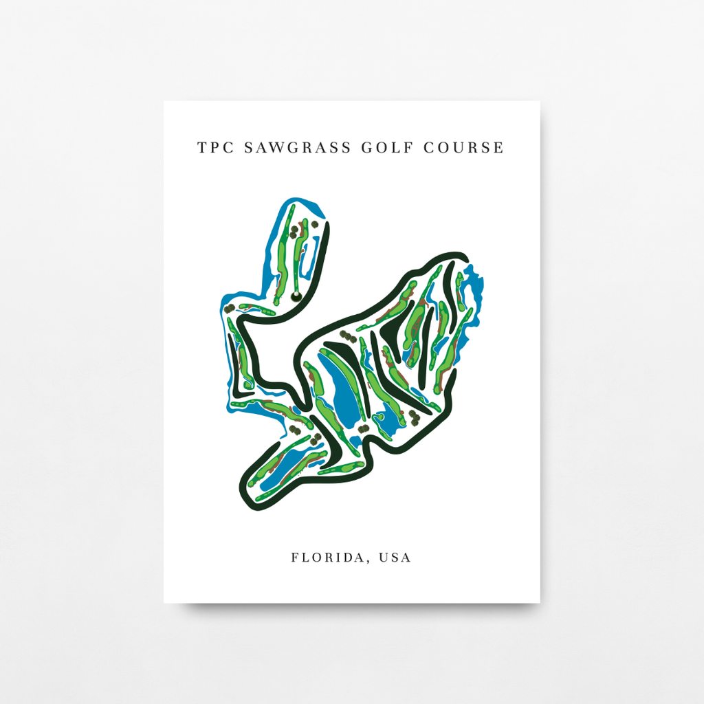 TPC Sawgrass Golf Course, Ponte Verda Beach (TOP), Golf Course Prints, Florida
