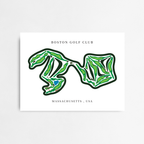 Boston Golf Club, Golf Course Prints, Massachusetts