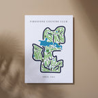 Firestone Country Club Golf Course Prints, Ohio, Golf Map Artwork