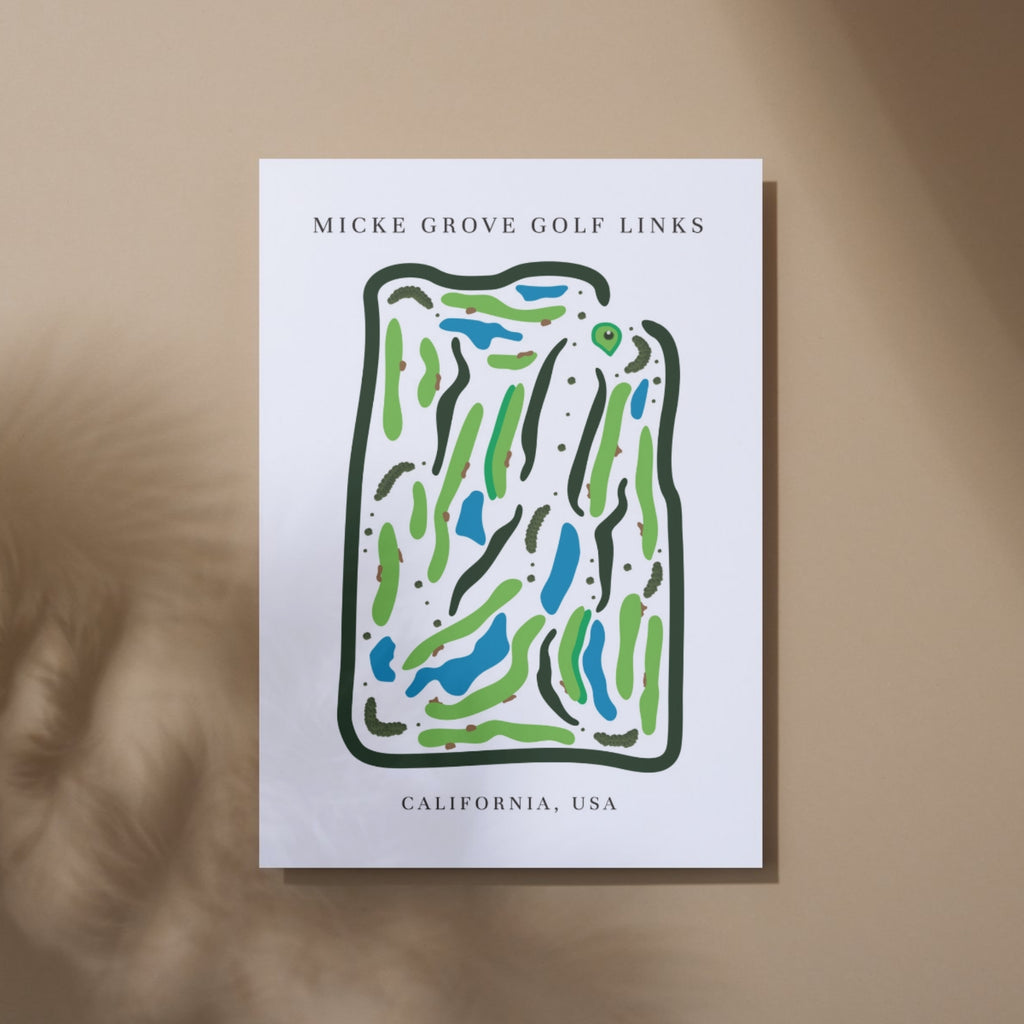 Micke Grove Golf Links, Golf Course Print, California