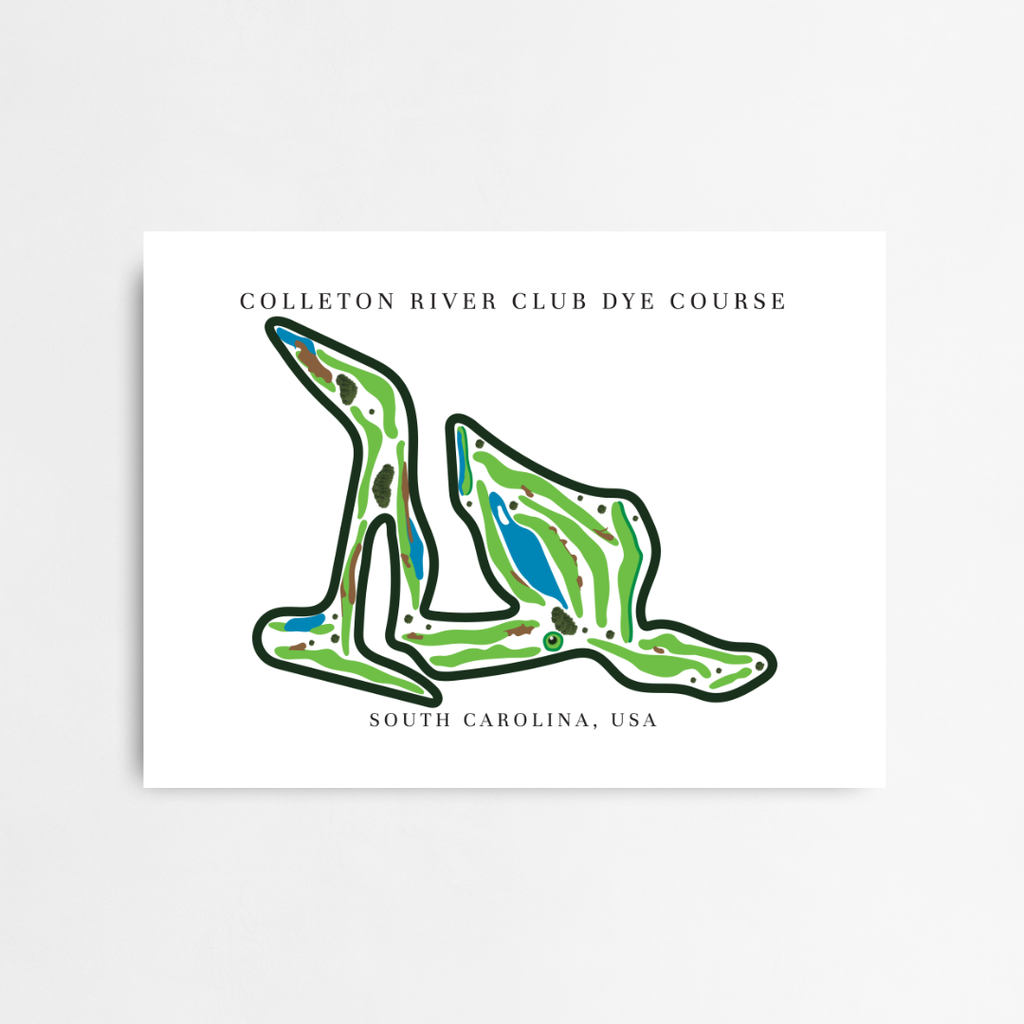 Colleton River Club- Dye Course, Golf Course Prints, South Carolina