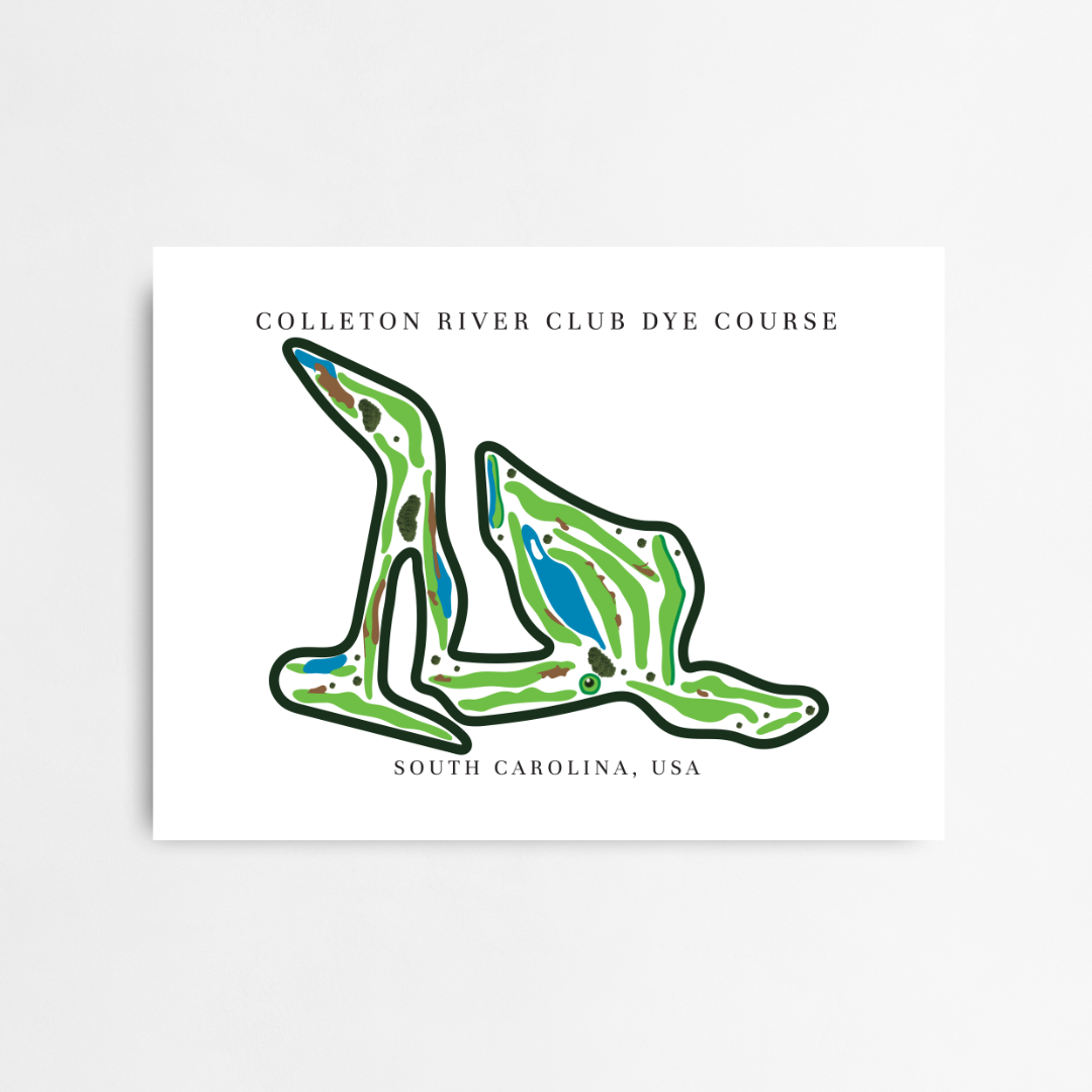 Colleton River Club- Dye Course, Golf Course Prints, South Carolina
