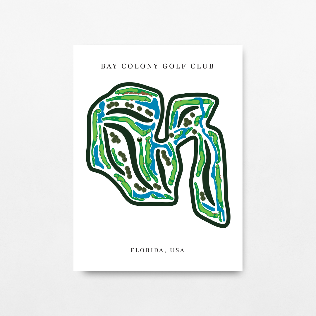 Bay Colony Golf Club, Golf Course Prints, Florida