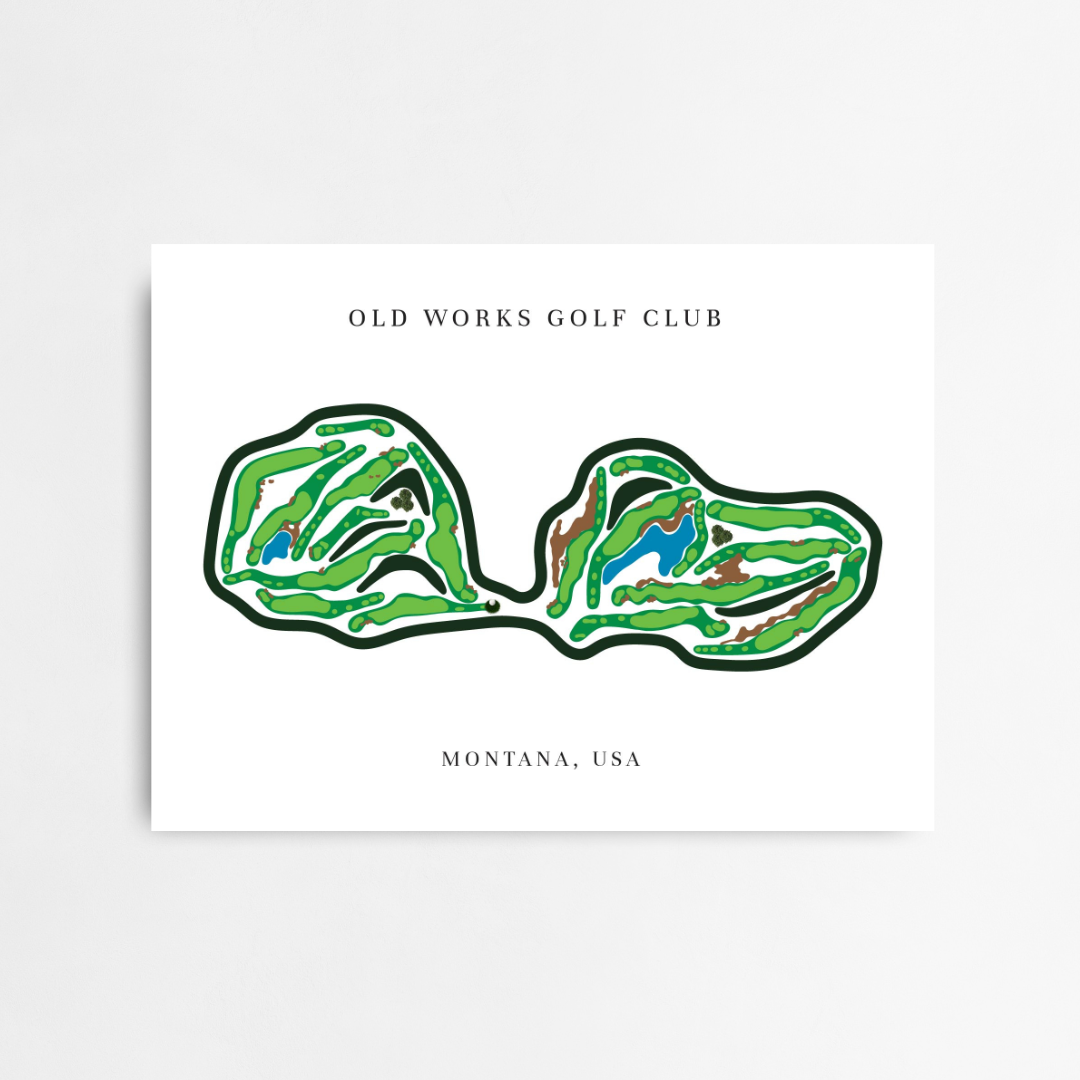 Old Works Golf Club, Golf Course Prints, Montana