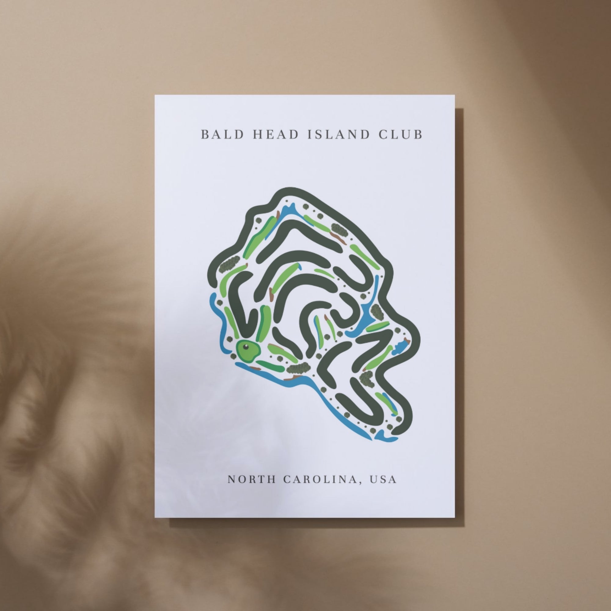 Bald Head Island Club, Golf Course Print, North Carolina