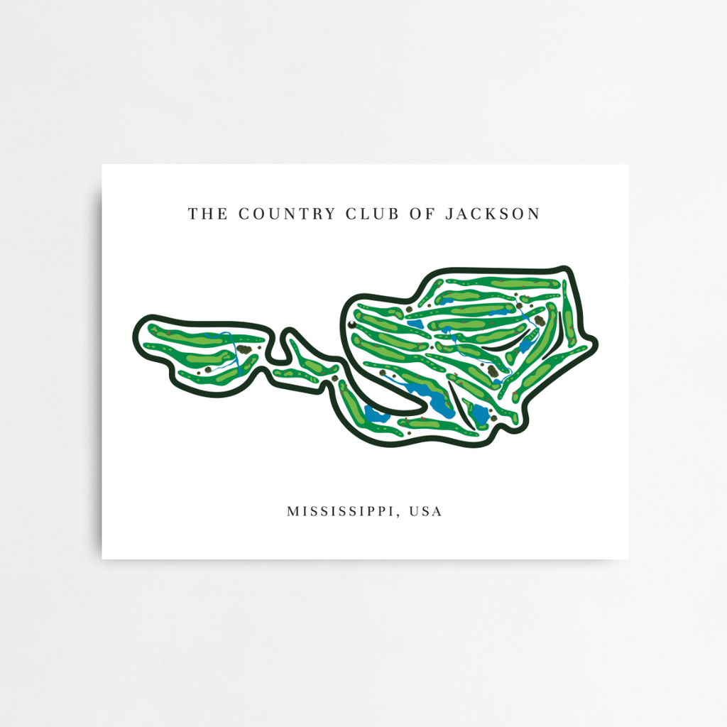 The Country Club of Jackson, Golf Course Prints, Mississippi