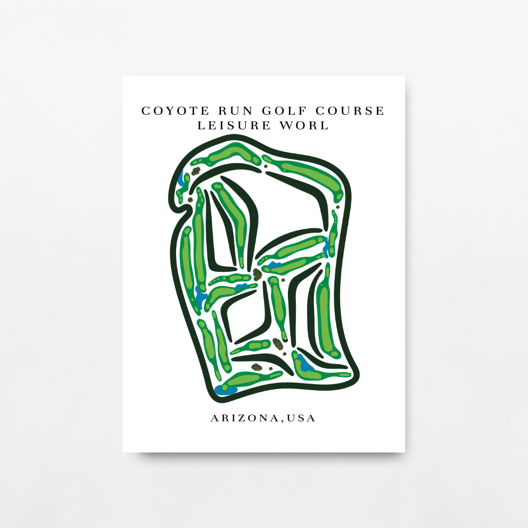 Coyote Run Golf Course, Leisure World Golf Course Print, Arizona