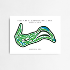 Full Cry at Keswick Hall and Golf Club, Golf Course Prints, Virginia