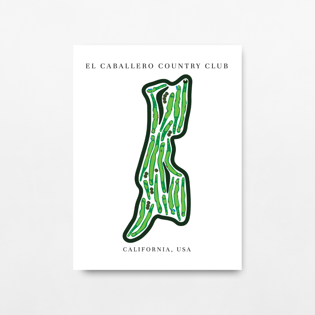 El Caballero Country Club, Golf Course Prints, California