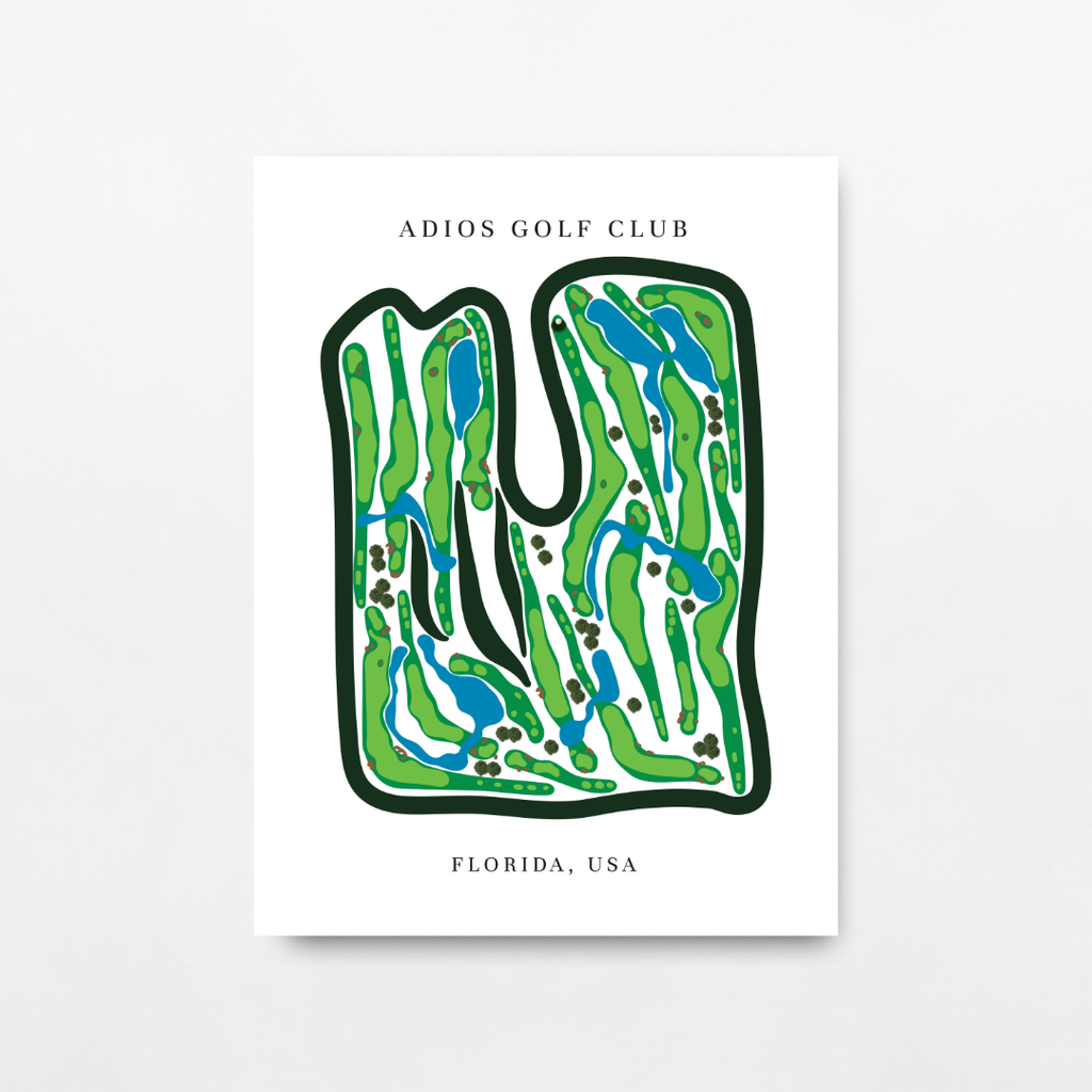 Adios Golf Club, Golf Course Prints, Florida