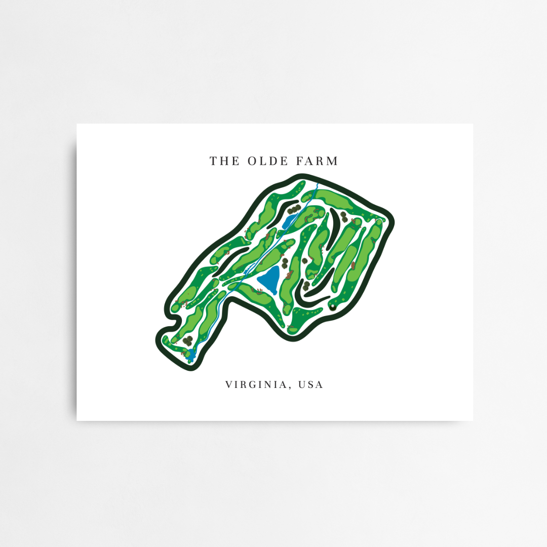 The Olde Farm, Golf Course Prints, Virginia