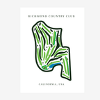 Richmond Country Club Golf Course Prints, California