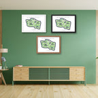 San Francisco Golf Club Golf Course Prints, California, Golf Map Artwork