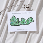 Saucon Valley Country Club Golf Course Prints, Pennsylvania, Golf Map Artwork