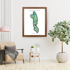 TPC Craig Ranch Golf Course Prints, Texas, Golf Map Artwork