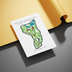 The Lido Course at Sand Valley Golf Resort Golf Course Prints, Wisconsin, Golf Map Artwork