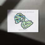 Valhalla Golf Club Golf Course Prints, Kentucky, Golf Map Artwork