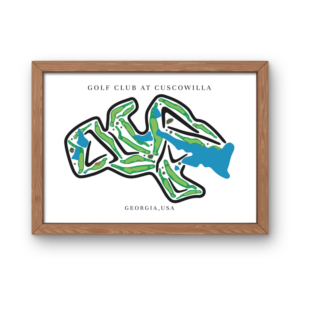 Cuscowilla Golf Club, Golf Course Print, Georgia