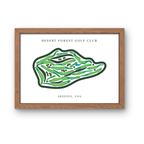 Desert Forest Golf Club, Golf Course Print, Arizona