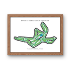 Soule Park Golf Course Print, California, Golf Map Artworks
