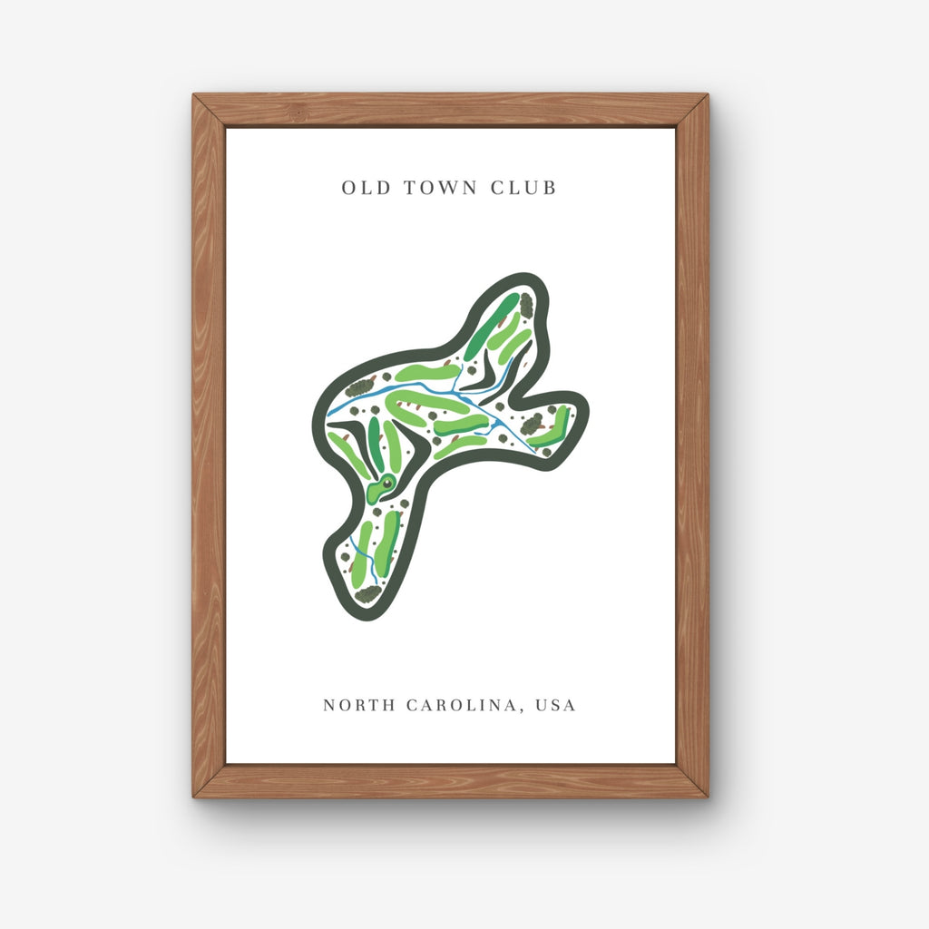 Old Town Club, Golf Course Print, North Carolina