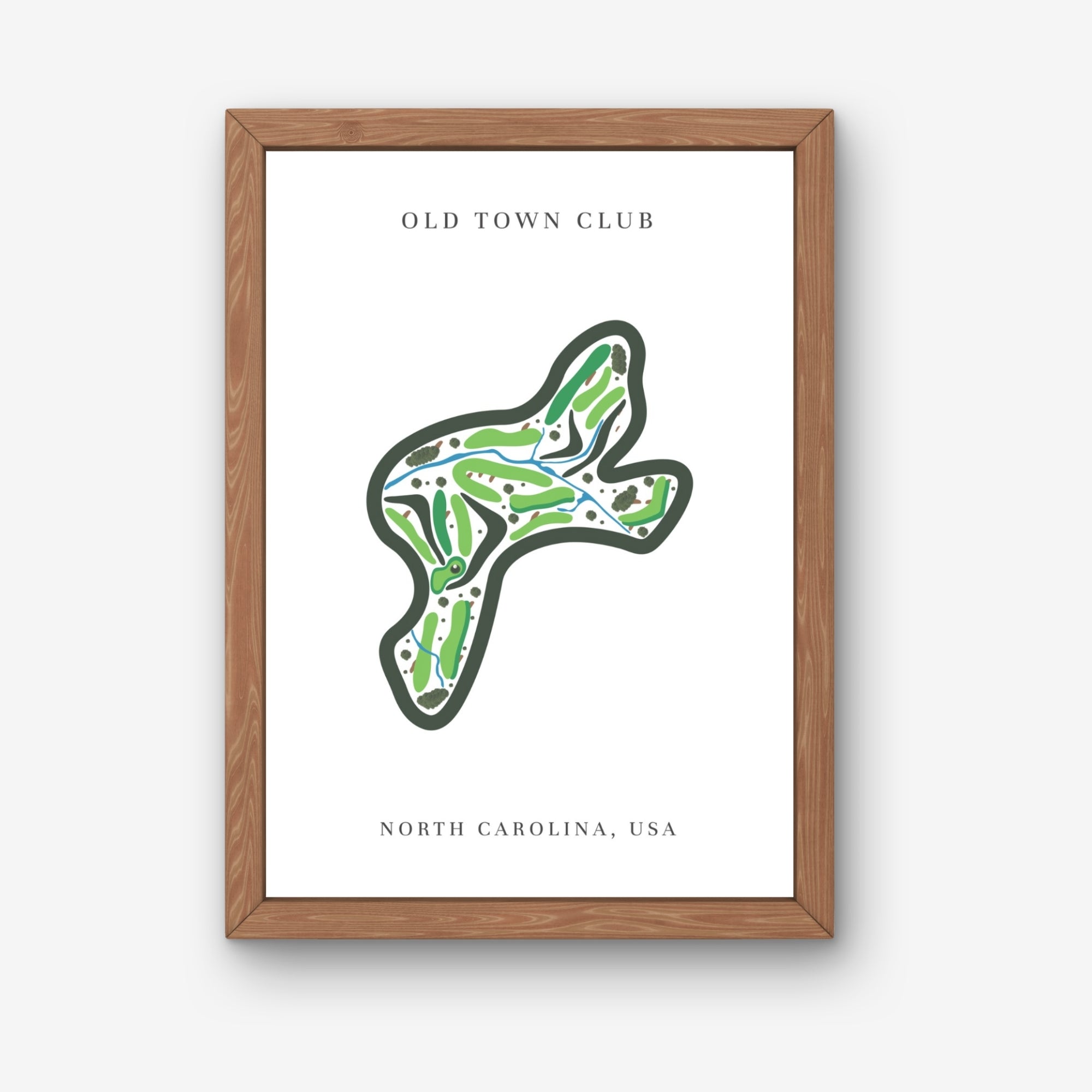 Old Town Club, Golf Course Print, North Carolina