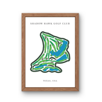 Shadow Hawk Golf Club, Golf Course Prints, Texas