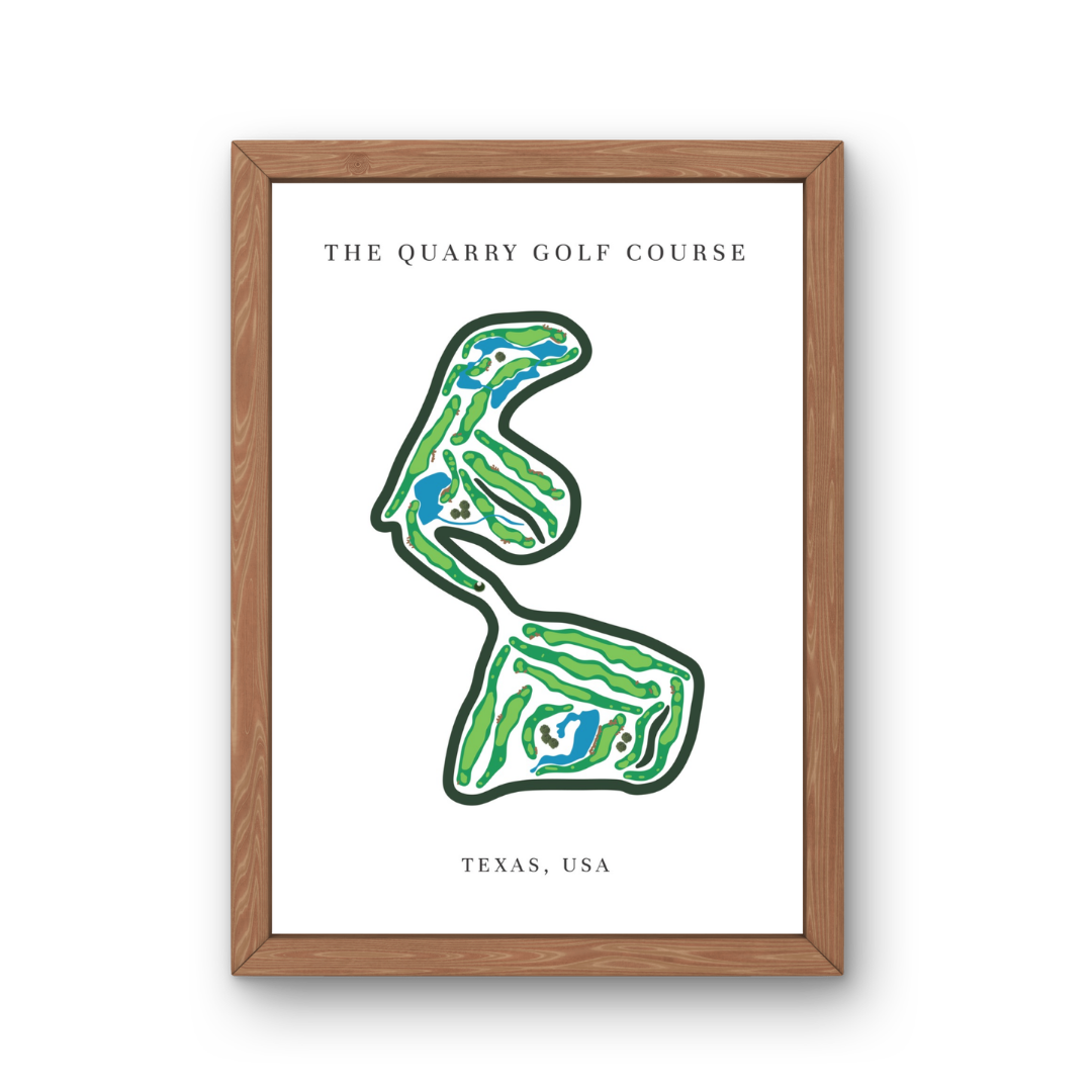 The Quarry Golf Course, Golf Course Prints, Texas
