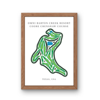 Omni Barton Creek Resort - Coore Crenshaw Course, Golf Course Prints, Texas