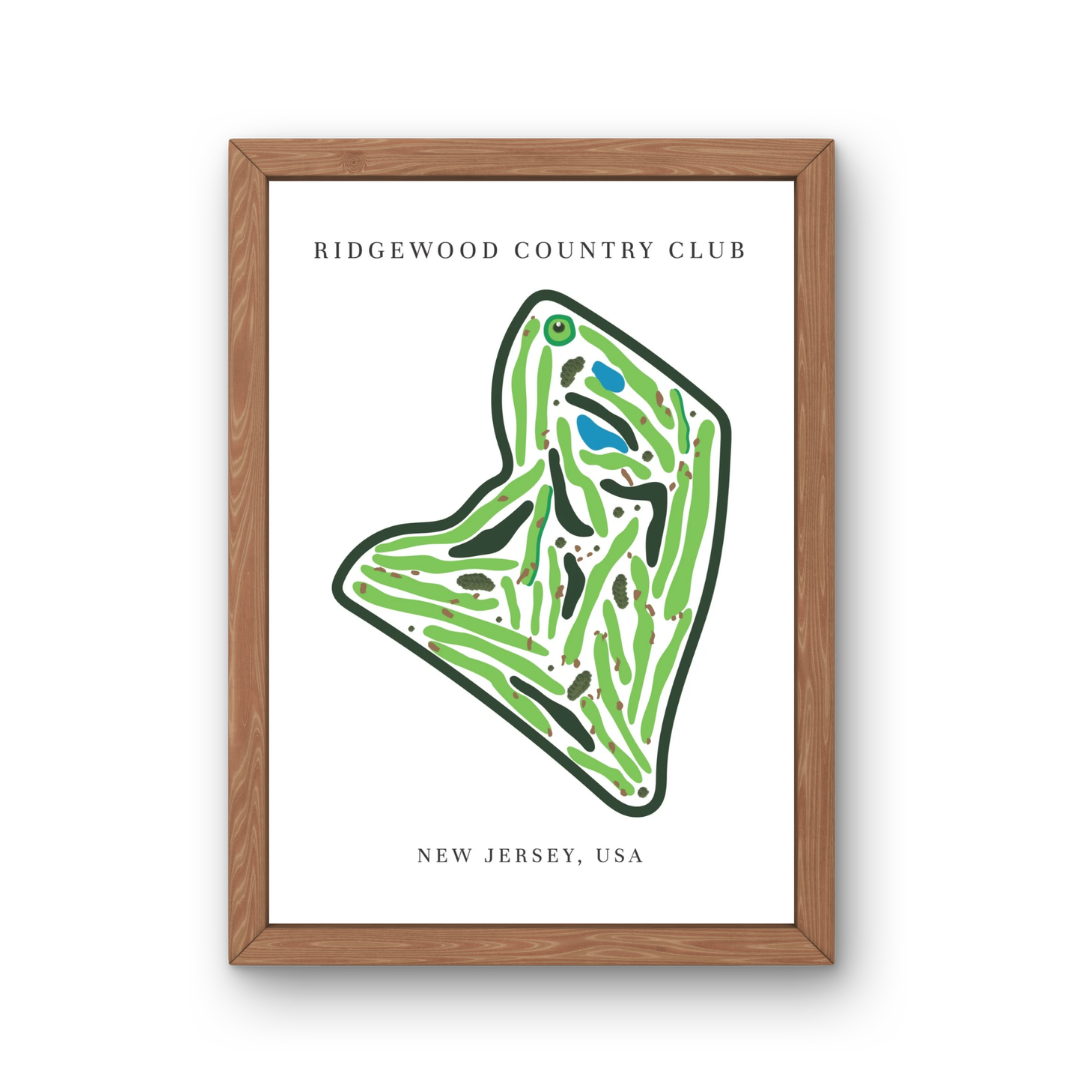 Ridgewood Country Club, Golf Course Prints, New Jersey