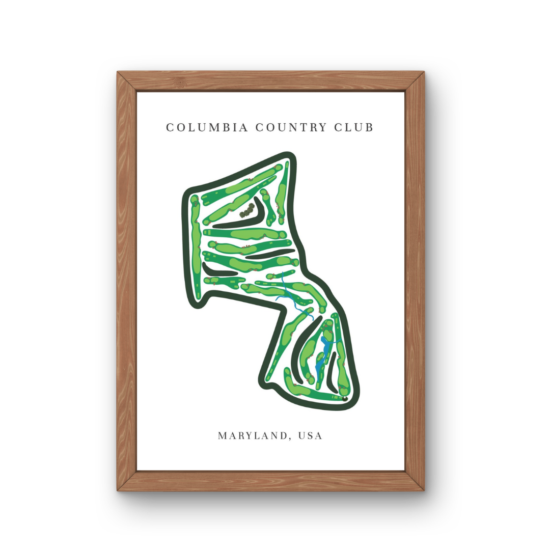 Columbia Country Club, Golf Course Print, Maryland