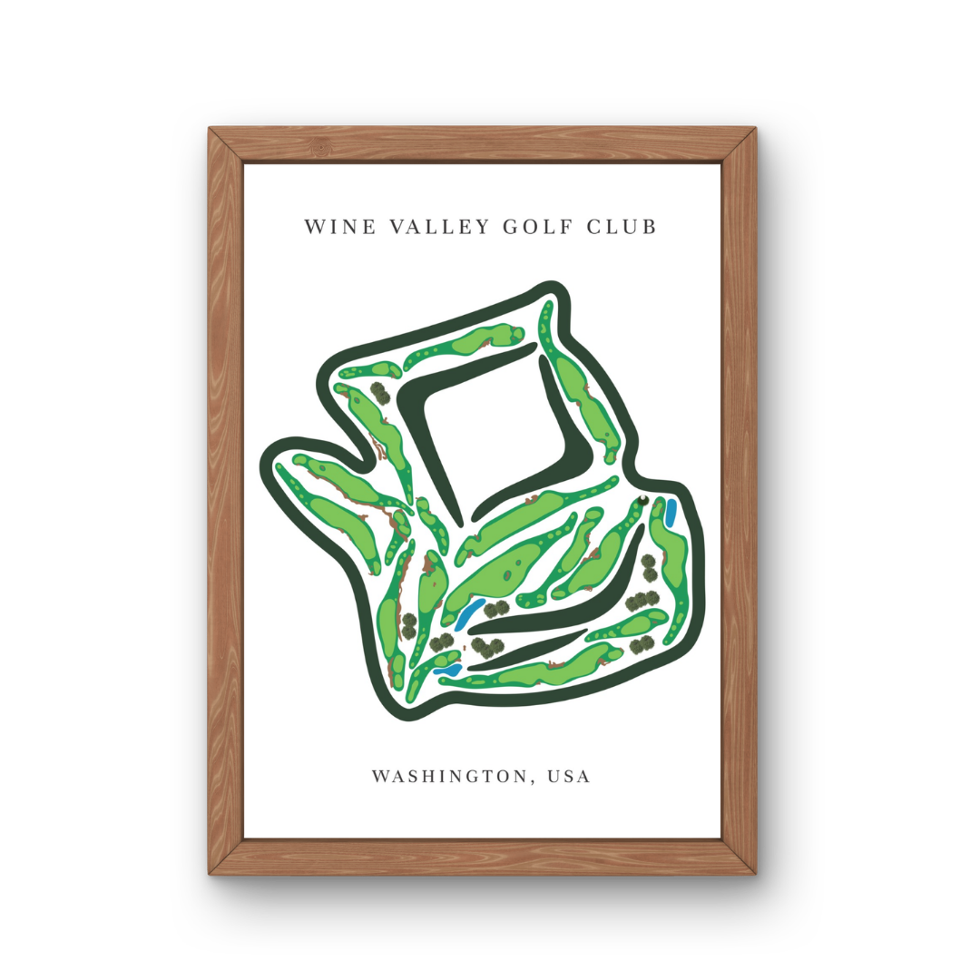 Wine Valley Golf Club, Golf Course Prints, Washington