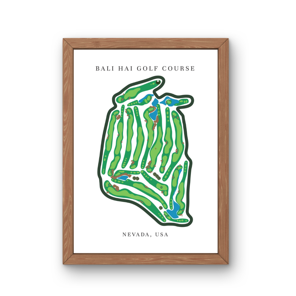 Bali Hai Golf Club, Golf Course Print, Nevada