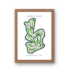 Gamble Sands, Golf Course Prints, Washington
