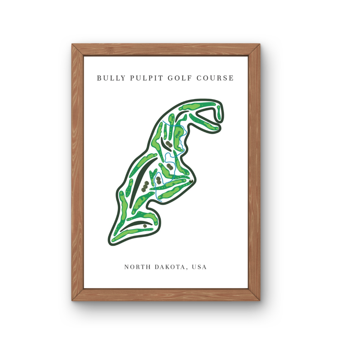 Bully Pulpit Golf Course, Golf Course Prints, North Dakota