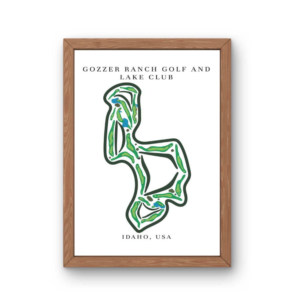 Gozzer Ranch Golf and Lake Club, Golf Course Prints, Idaho