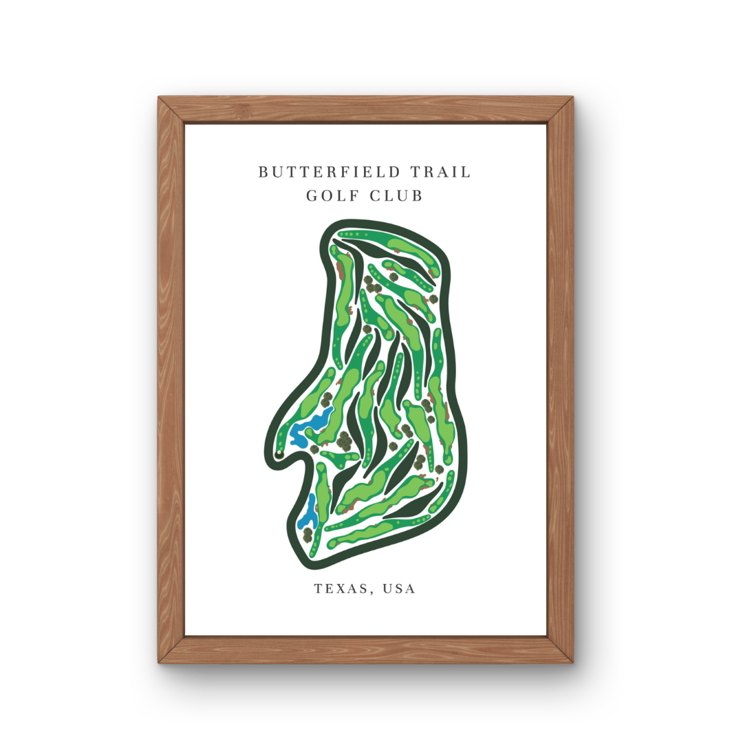 Butterfield Trail Golf Club, Golf Course Prints, Texas