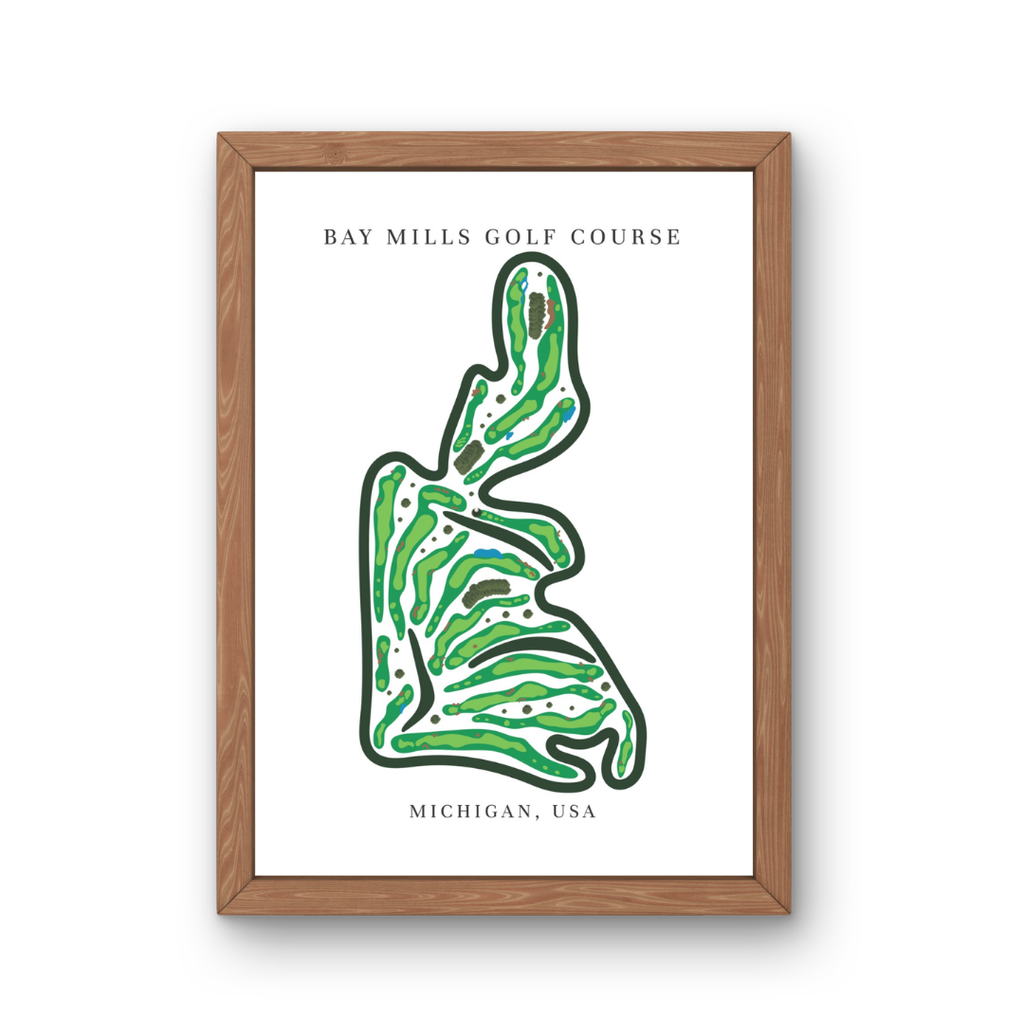Bay Mills Golf Course, Golf Course Prints, Michigan