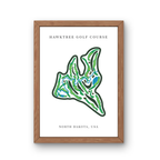 Hawktree  Golf Club, Golf Course Print, North Dakota