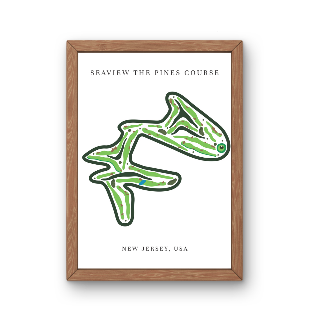 Seaview - The Pines Course, Golf Course Prints, New Jersey