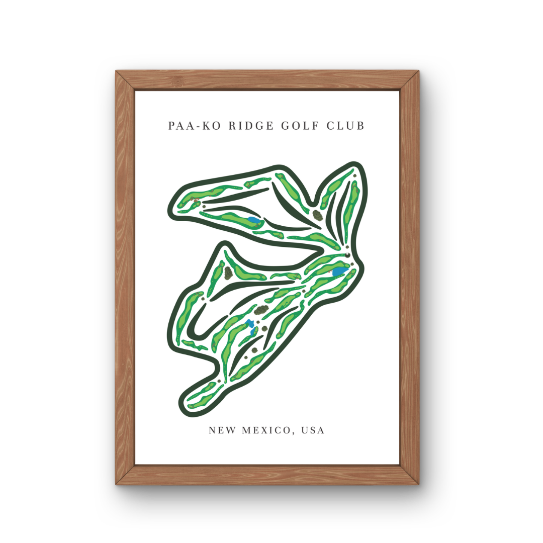Paa-Ko Ridge Golf Club, New Golf Course Prints, Mexico