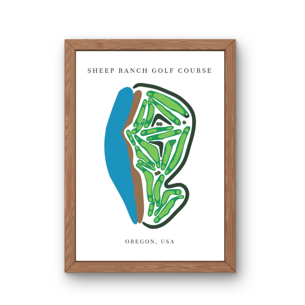 Sheep Ranch Golf Club, Golf Course Print, Oregon