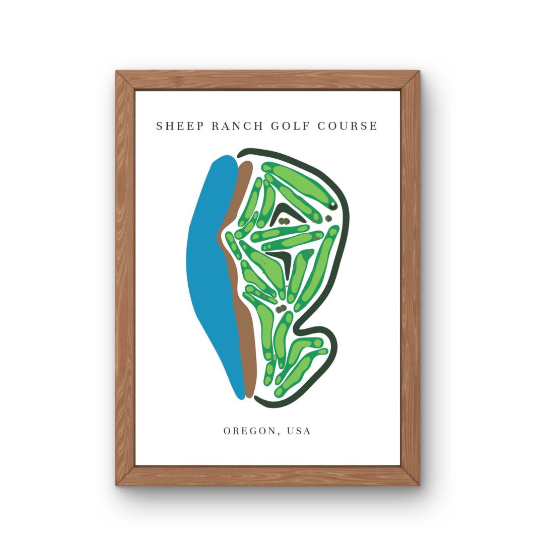 Sheep Ranch Golf Club, Golf Course Print, Oregon