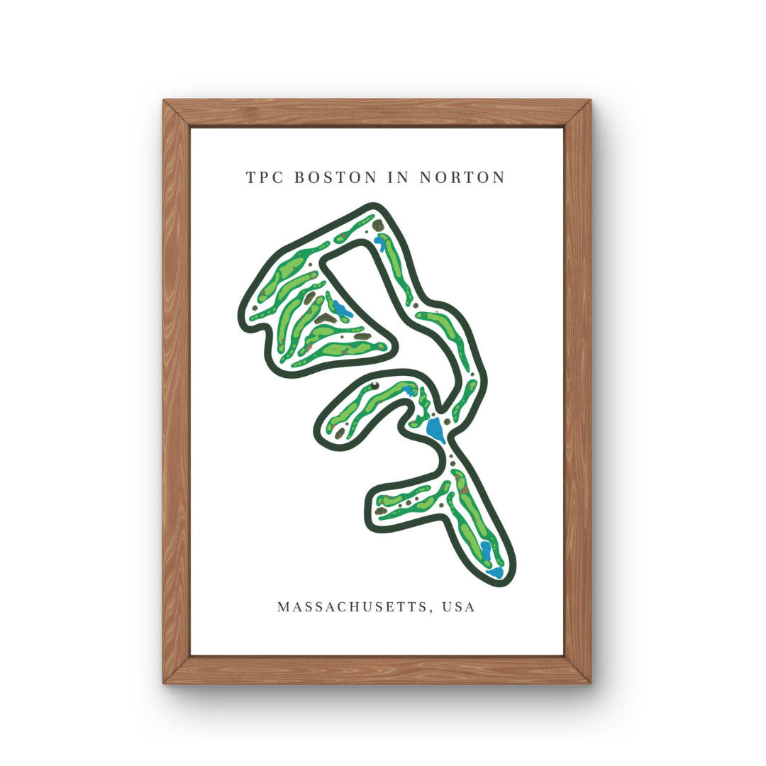 TPC Boston in Norton, Golf Course Prints, Massachusetts