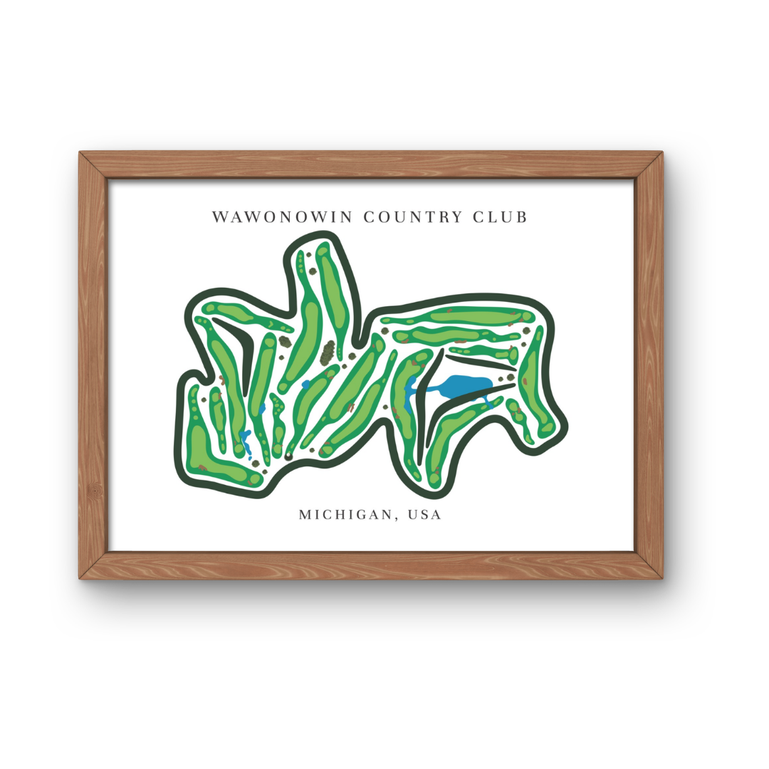 Wawonowin Country Club, Golf Course Prints, Michigan