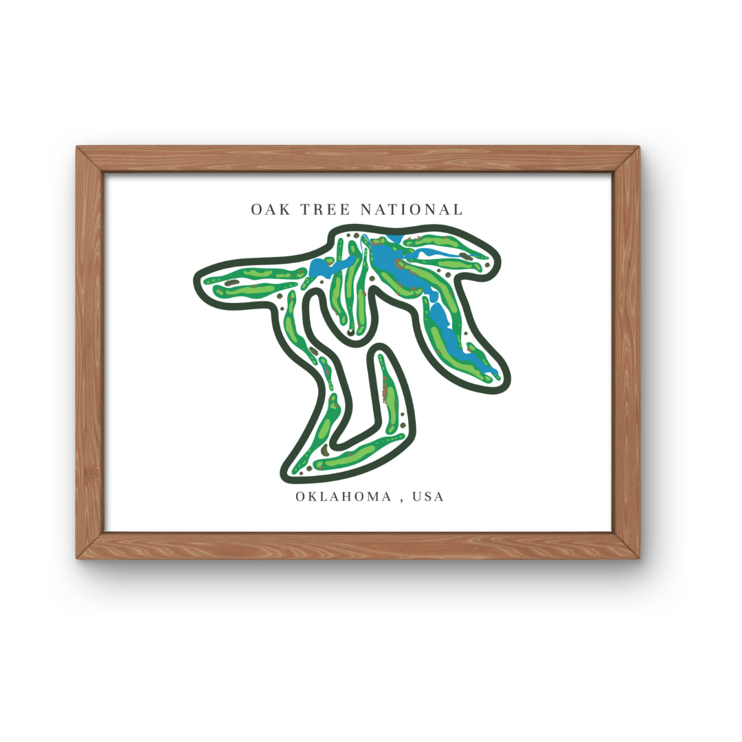 Oak Tree National, Golf Course Prints, Oklahoma