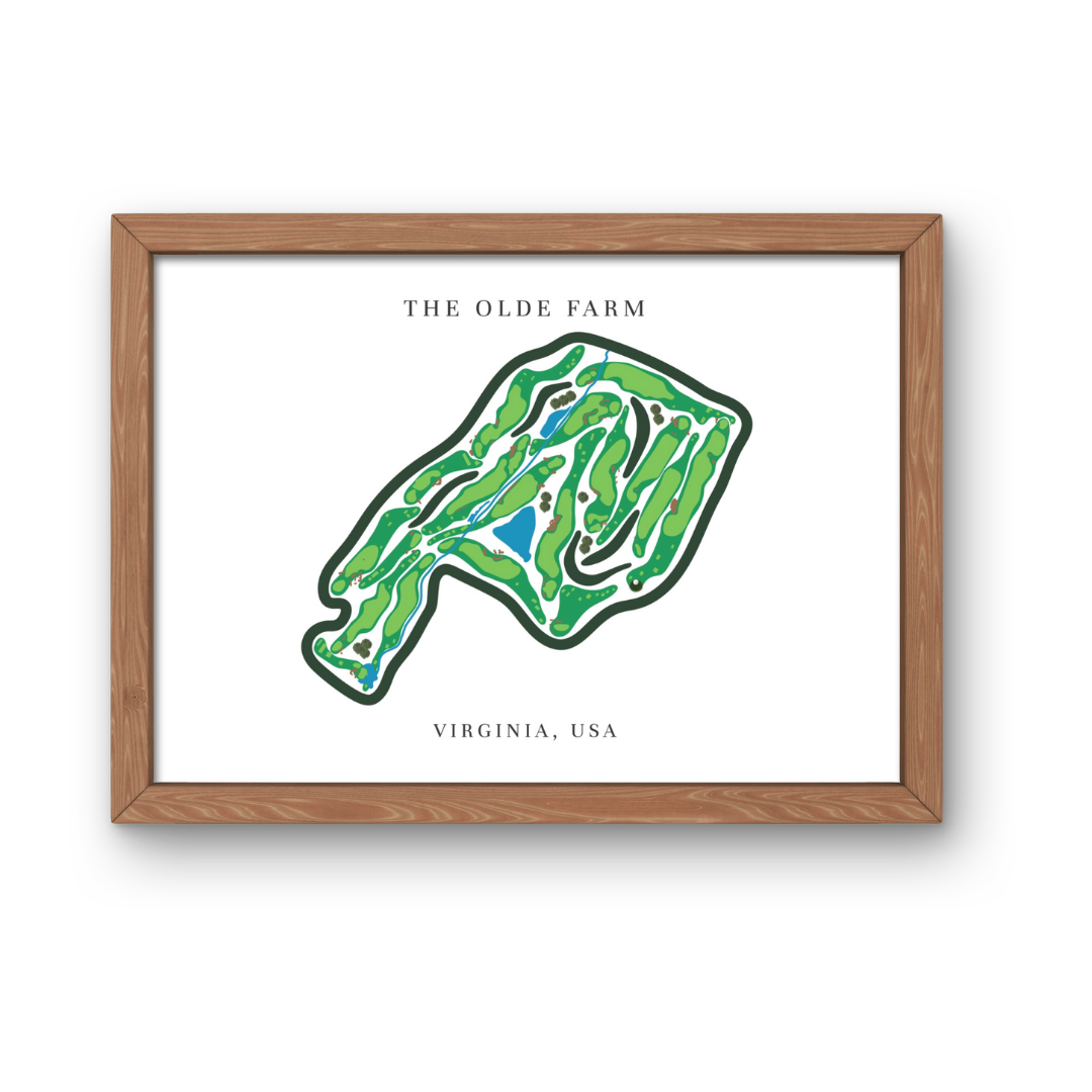 The Olde Farm, Golf Course Prints, Virginia